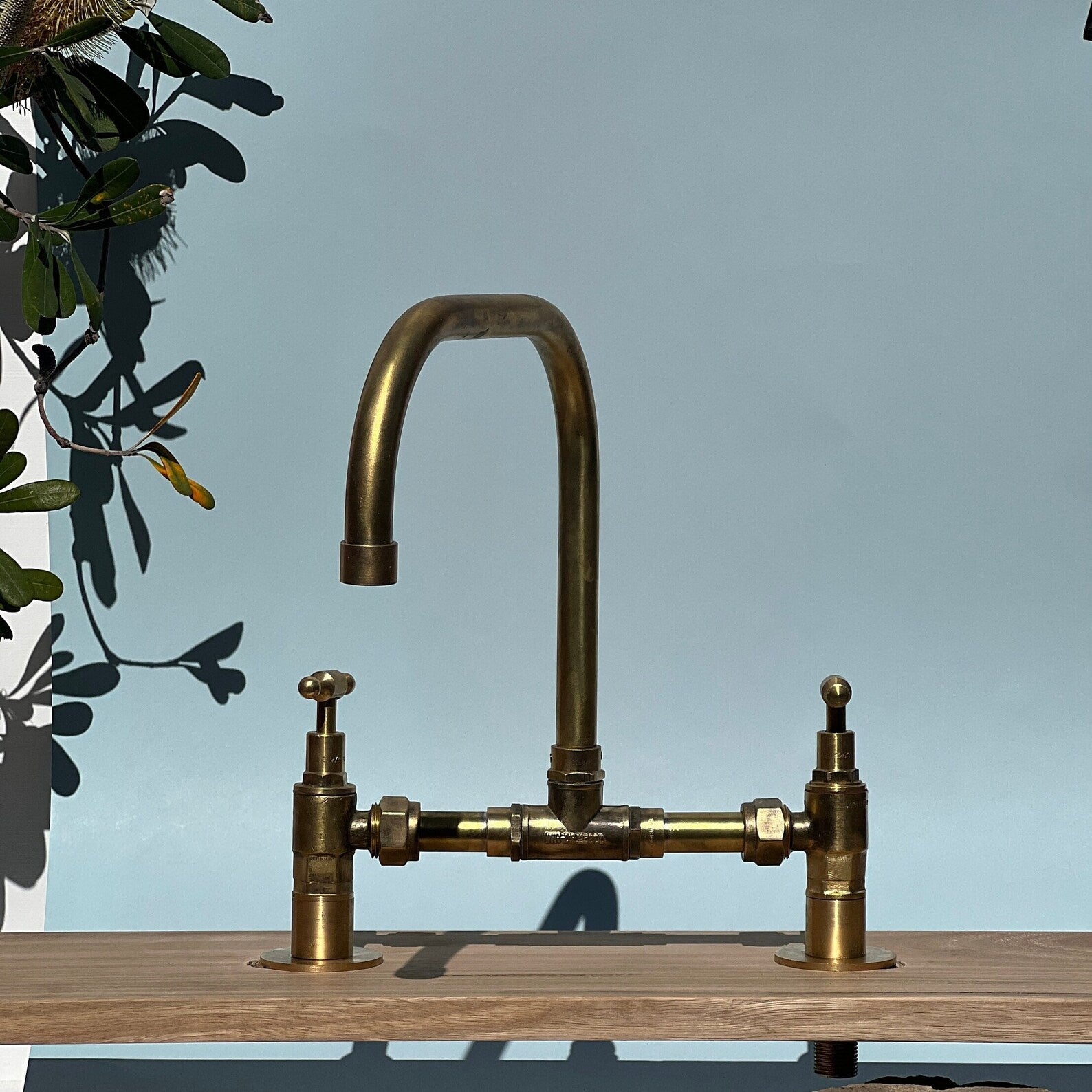 Yarra Industrial Brass Tap Set