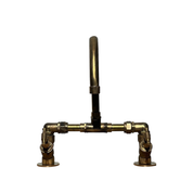 Victoria Industrial Brass Tap Set